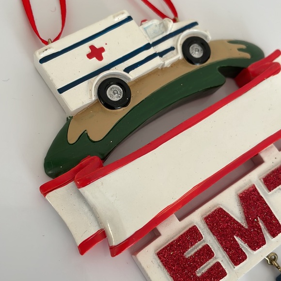 EMT Christmas Ornament Sign + Pier 1 Imports Snowman Ornaments ⛄️ - Picture 8 of 16